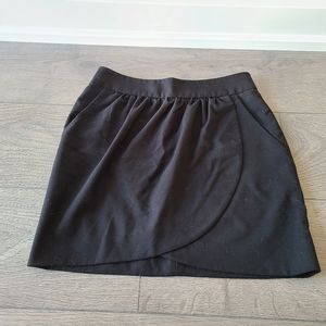 TALULA/ARITZIA tulip skirt womens size 2 black